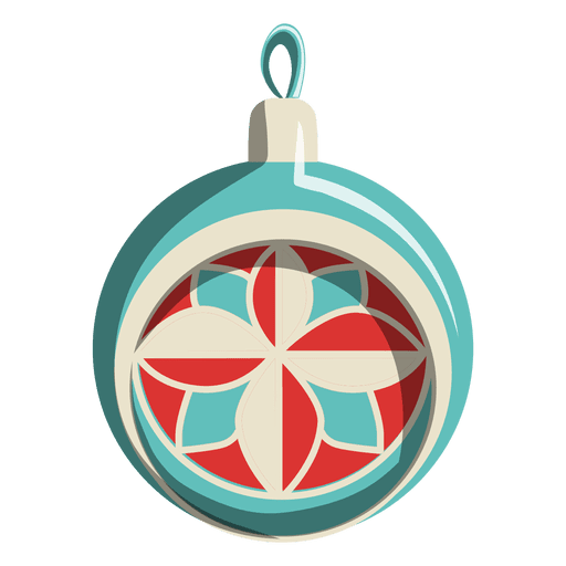 Icono de dibujos animados de bola de Navidad 213 Diseño PNG