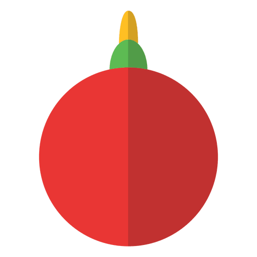 Einfache Weihnachtsverzierung PNG-Design