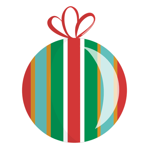 Christmas ball cartoon icon 50 PNG Design