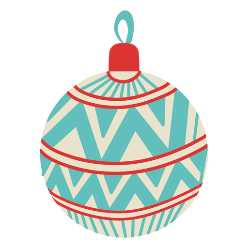 Weihnachtskugel flach Ikone 103 Transparenter PNG und