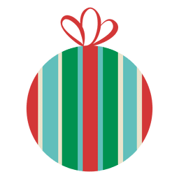 Christmas ball flat icon 11 PNG Design