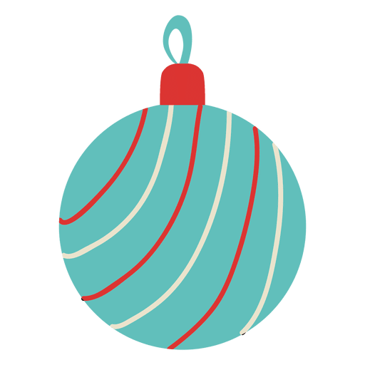 Christmas ball flat icon 121 PNG Design