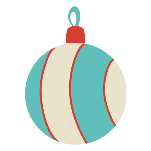 Ícone plano da bola de Natal 122 - Baixar PNG/SVG Transparente