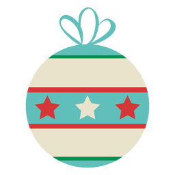Sternenklare Weihnachtsverzierung PNG-Design