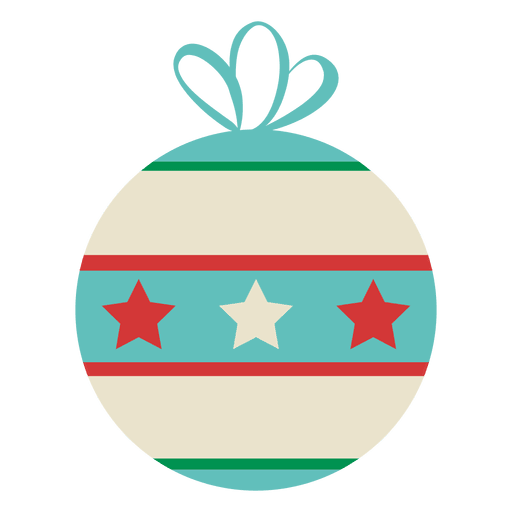 Sternenklare Weihnachtsverzierung PNG-Design