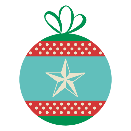Christmas ball flat icon 18 PNG Design