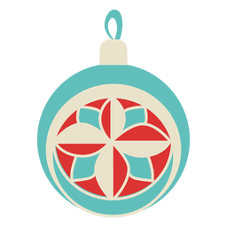 Christmas Ball Flat Icon 215 PNG & SVG Design For T-Shirts