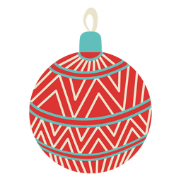 Christmas Ball Flat Icon 98 PNG & SVG Design For T-Shirts