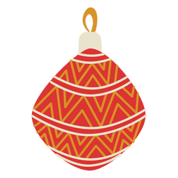 Christmas Ball Flat 191 PNG & SVG Design For T-Shirts