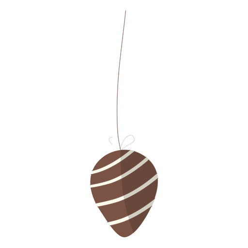 Hanging Christmas Ornament PNG Design