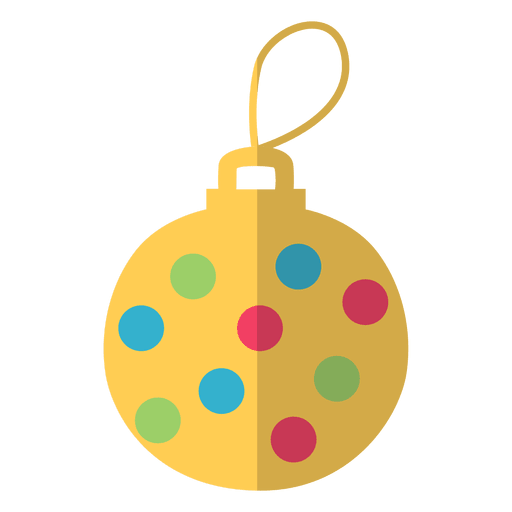 Christmas ball flat icon 3