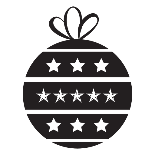 Ícone de bola de Natal 127 Desenho PNG