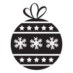 Christmas Ball Icon 128 PNG & SVG Design For T-Shirts