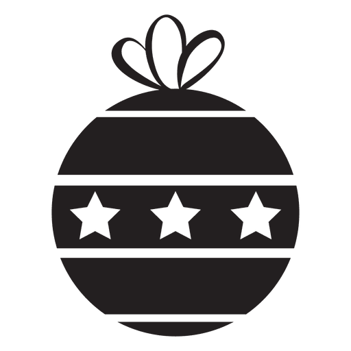 Weihnachtsball-Symbol 136 PNG-Design
