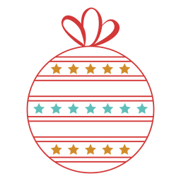 Christmas ball stroke icon 43 PNG Design