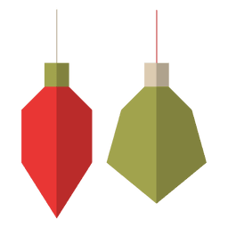 Ícone plano de bolas de Natal 53 Desenho PNG