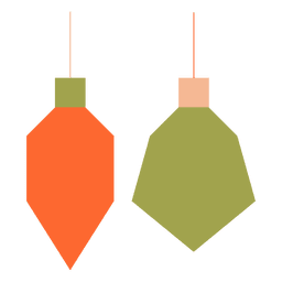 Christmas balls flat icon 62 PNG Design