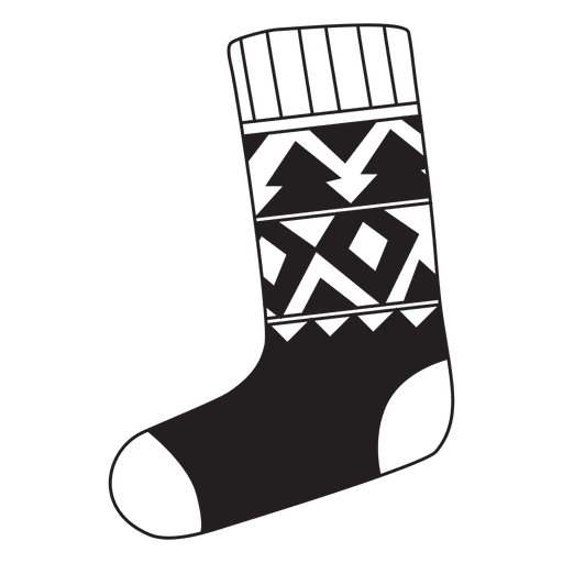 Icono de calcetín de Navidad 29 Diseño PNG