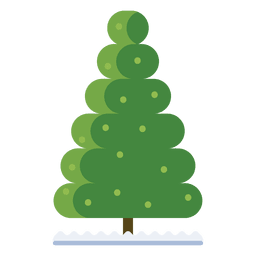 Ícone de bolha da árvore de Natal 34 Desenho PNG