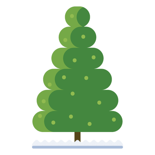 Ícone de bolha da árvore de Natal 34 Desenho PNG
