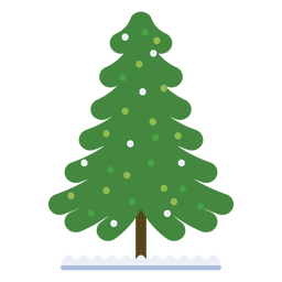 Christmas tree decorated flat icon 32 Christmas tree decorated flat icon 32