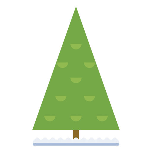 Ícone plano 31 da árvore de Natal Desenho PNG