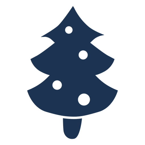 Christmas tree silhouette icon 61 PNG Design