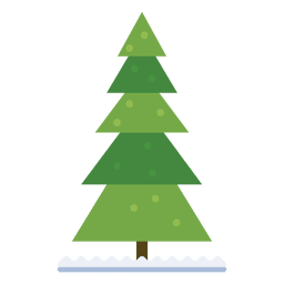 Icono de triángulos de árbol de Navidad 35 Diseño PNG