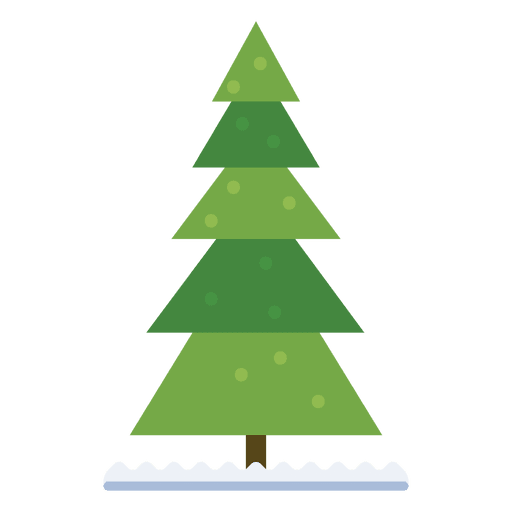 Ícone 35 dos triângulos da árvore de Natal Desenho PNG