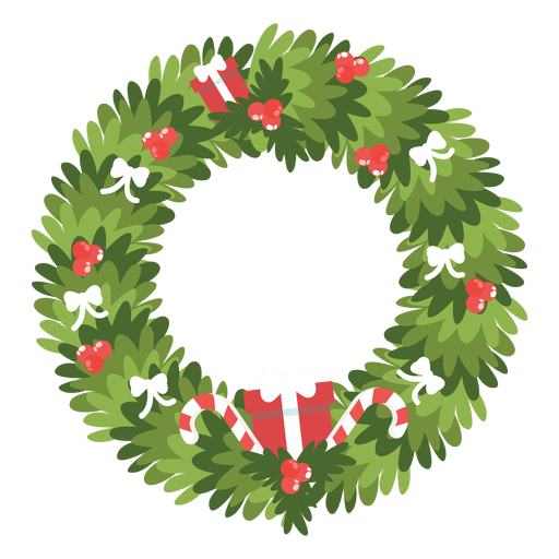 Christmas wreath bows goft boxes candy canes icon 11