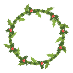 Icono de corona de Navidad 10 Diseño PNG
