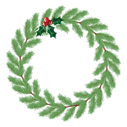 Christmas wreath icon 25 Transparent PNG
