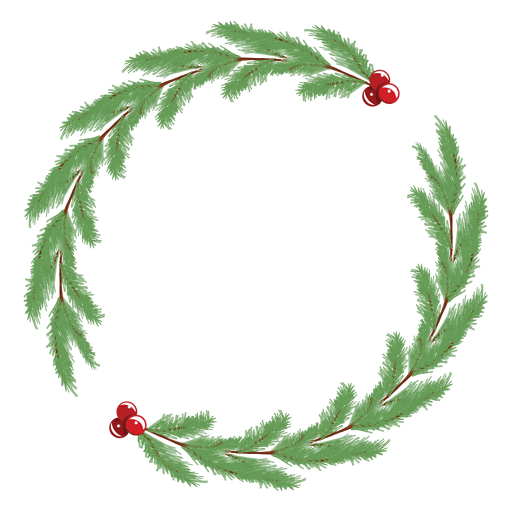 Download Christmas wreath icon 26 - Transparent PNG & SVG vector