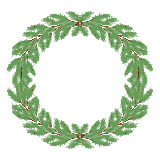 Icono de corona de Navidad 29 Diseño PNG