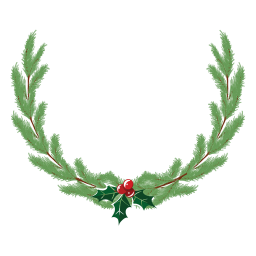 Icono de corona de Navidad 32 Diseño PNG