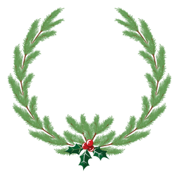 Icono de corona de Navidad 34 Transparent PNG