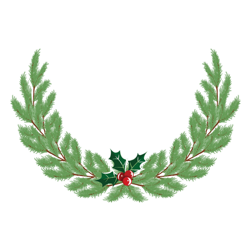 Christmas wreath icon 36 Transparent PNG SVG vector file