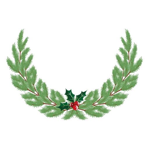 Icono de corona de Navidad 36 Diseño PNG