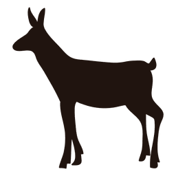Deer silhouette standing 54 PNG Design