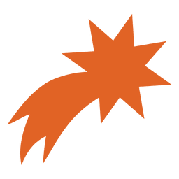 Dibujos animados de estrella fugaz 08 Diseño PNG
