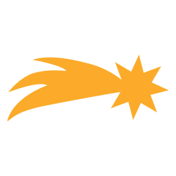 Dibujos animados de estrella fugaz 12 Diseño PNG