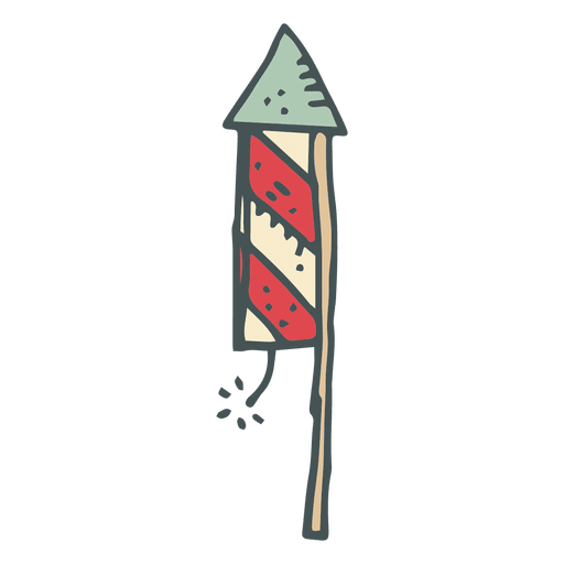 Feuerwerk handgezeichnete Cartoon-Ikone 21 PNG-Design