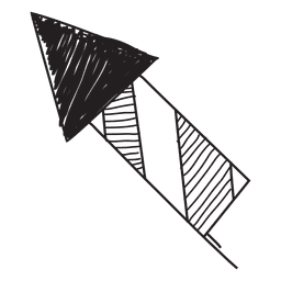 Icono dibujado a mano de fuegos artificiales 57 Diseño PNG