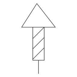 Ícone de golpe de fogo de artifício 30 Desenho PNG