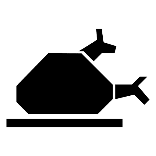 Icono de pavo geométrico 37 Diseño PNG