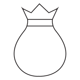 Gift bag stroke icon 84 PNG Design