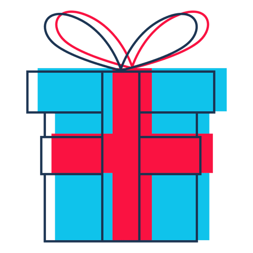 Gift box cartoon icon 44 PNG Design