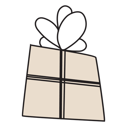 Icono de dibujos animados de caja de regalo 31 Diseño PNG