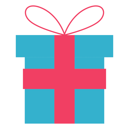 Gift box flat icon 75 PNG Design