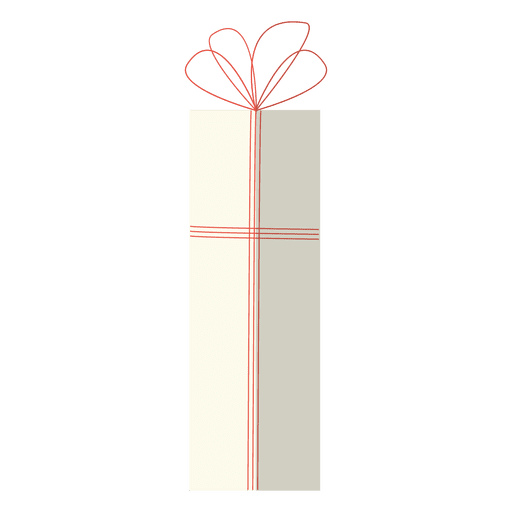 Icono plano de caja de regalo 18 Diseño PNG